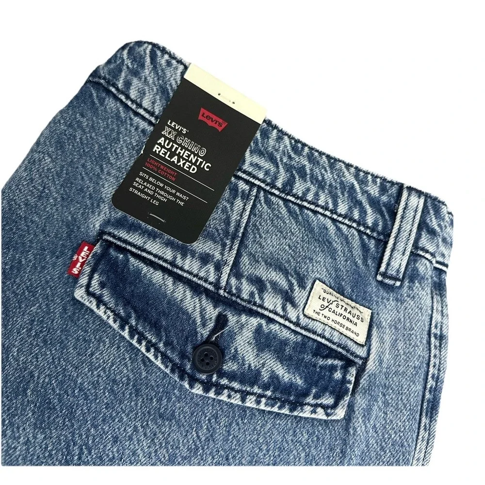 Levi's Men's‎ XX Chino Loose Straight Pleated Jeans Pants Size 36X30 New